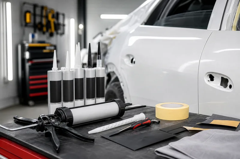 Автомобільна хімія: Склеювання та герметизація