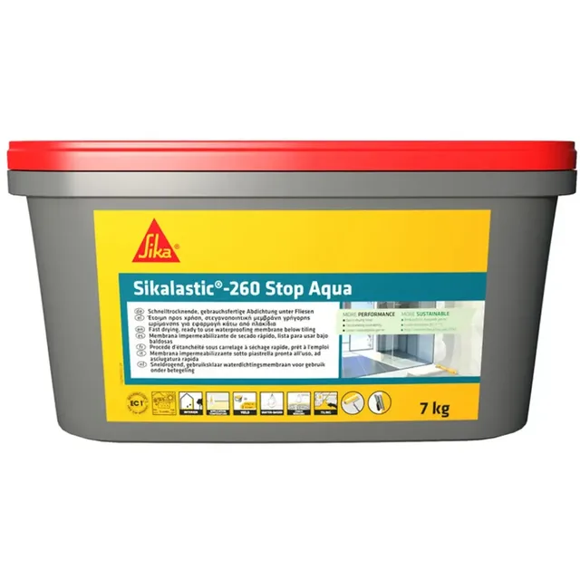 Гідроізоляція акрилова Sikalastic-260 Stop Aqua на основі синтетичних смол 7 кг