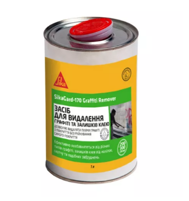 Змивка (очисник) графіті, фарби, залишків клеїв Sikagard®-170 Graffiti Remover, 1 л